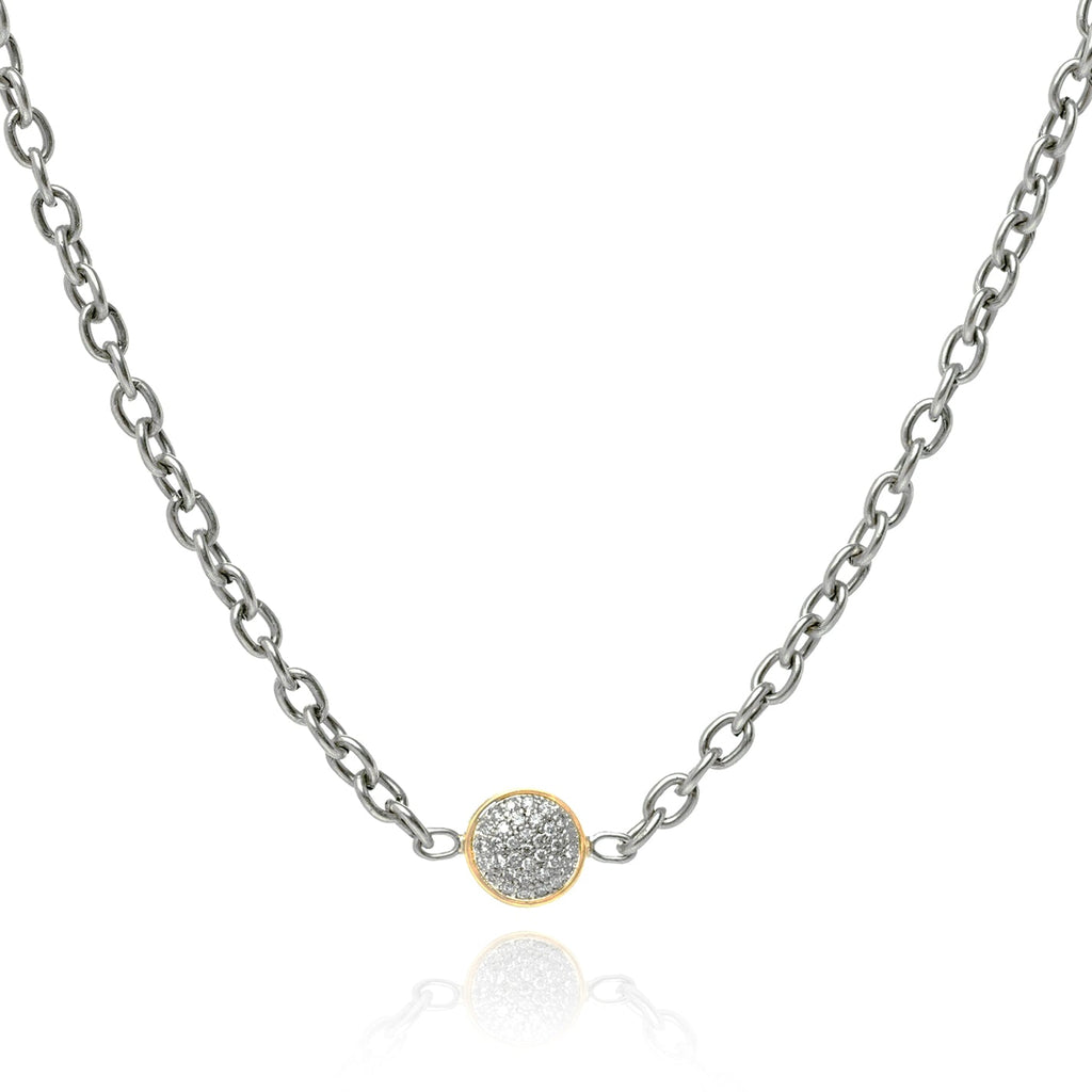 Liza Beth Diamond Coin Flip Necklace Liza Beth Jewelry