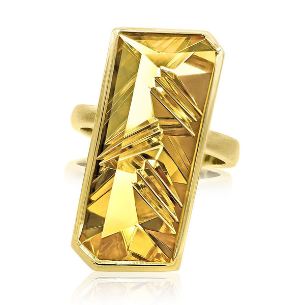 Atelier Munsteiner Vivid Fancy Cut Golden Beryl One of a Kind