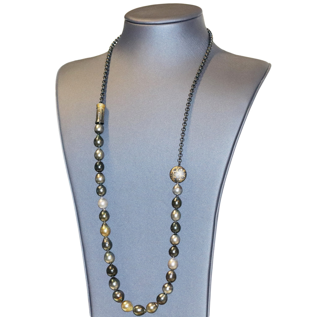 Atelier Zobel Baroque Tahitian Pearl Multi-Convertible Clasp Long Necklace Atelier Zobel