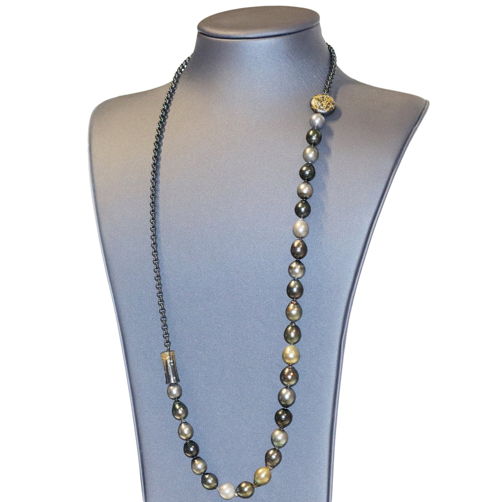 Atelier Zobel Baroque Tahitian Pearl Multi-Convertible Clasp Long Necklace Atelier Zobel