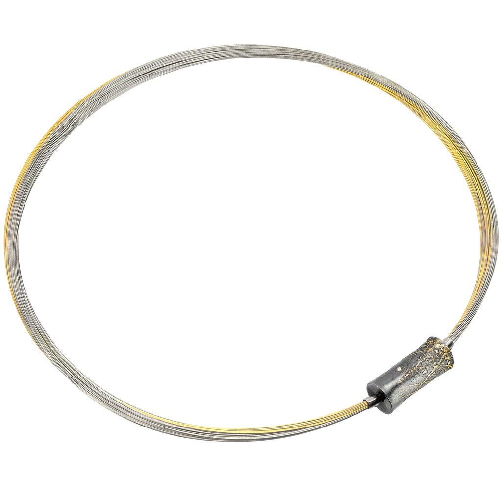 Atelier Zobel Diamond Cylinder Fireworks Vario Clasp Necklace