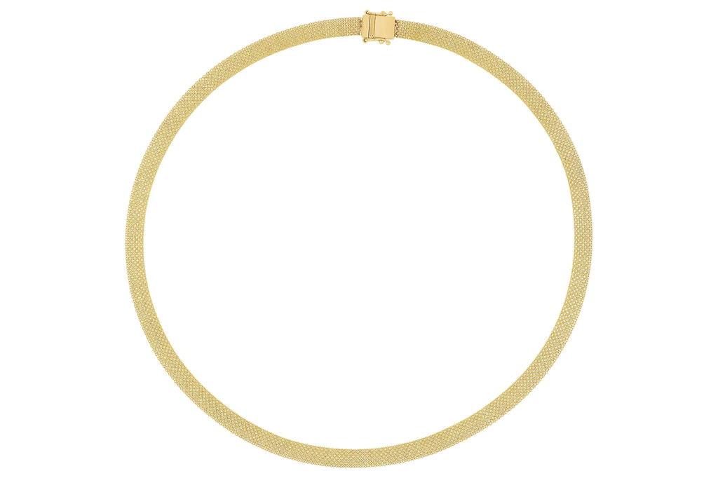 Gold Mesh Necklace