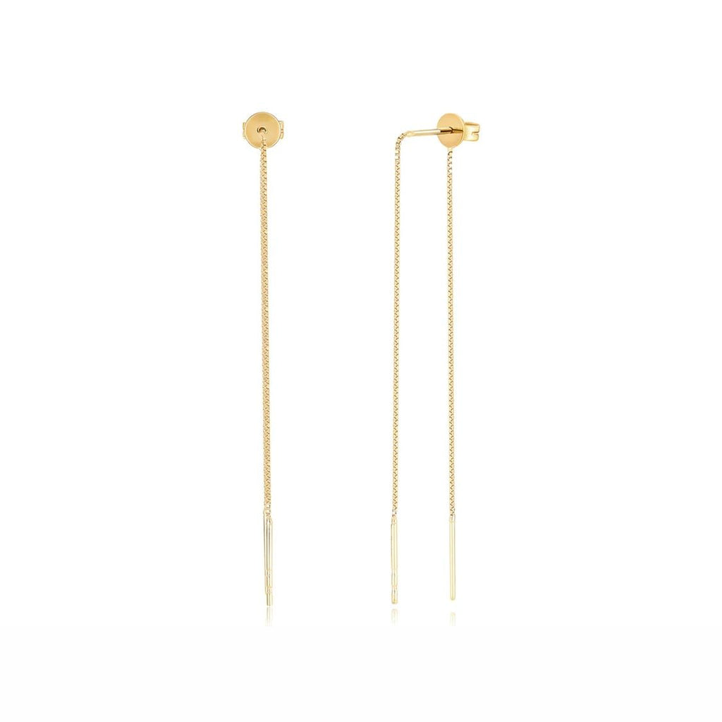 Liquid Gold Threader Stud Earrings