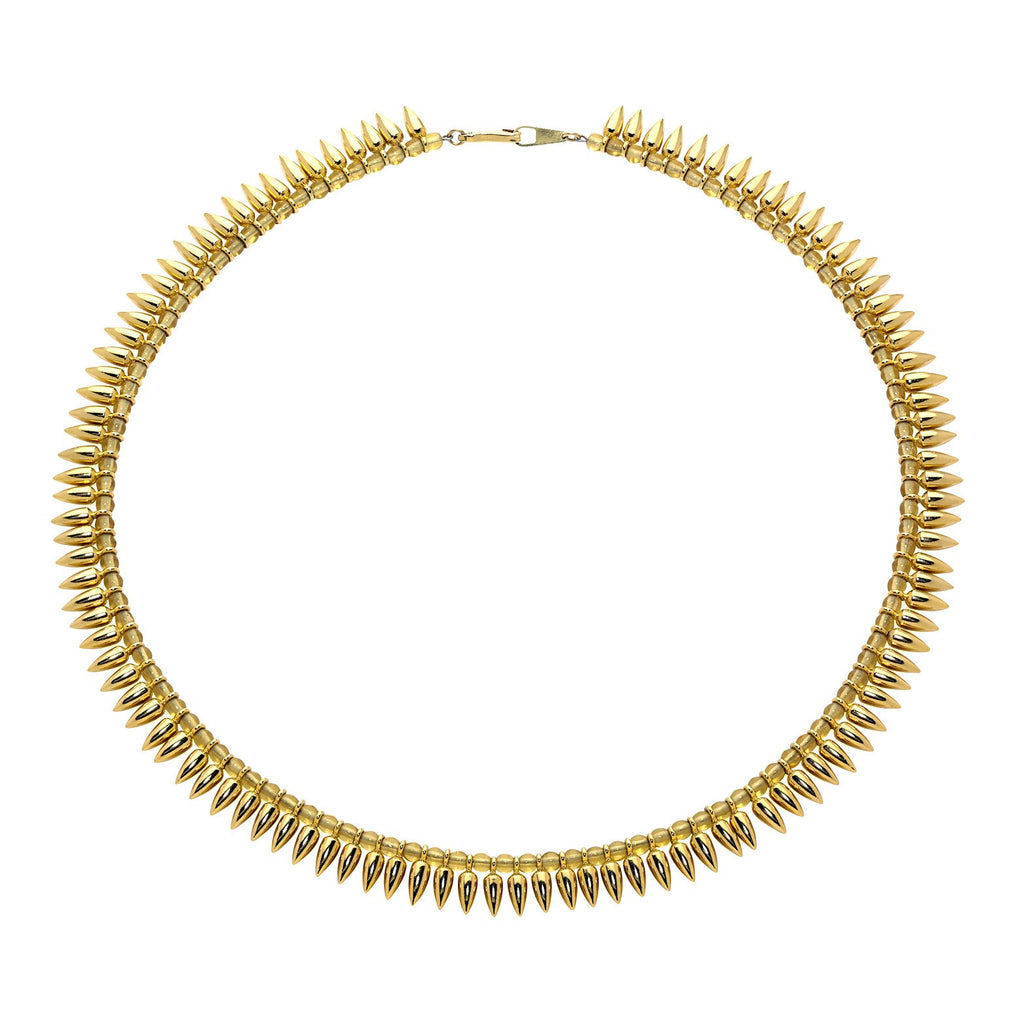 Estyn Hulbert Gold Vermeil Bullet Bead Necklace (Special Order) Estyn Hulbert
