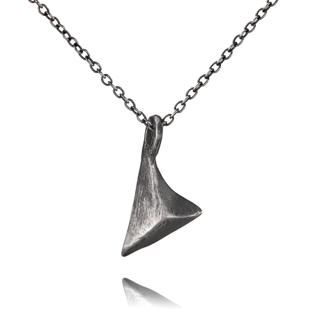 Lauren Wolf Oxidized Silver Angled Thorn Necklace Lauren Wolf