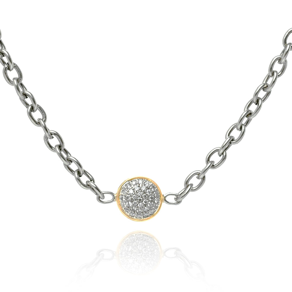 Liza Beth Diamond Coin Flip Necklace Liza Beth Jewelry