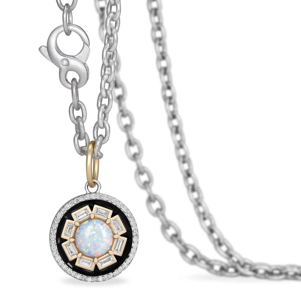 Liza Beth Single Diamond Extra Small Chain Necklace