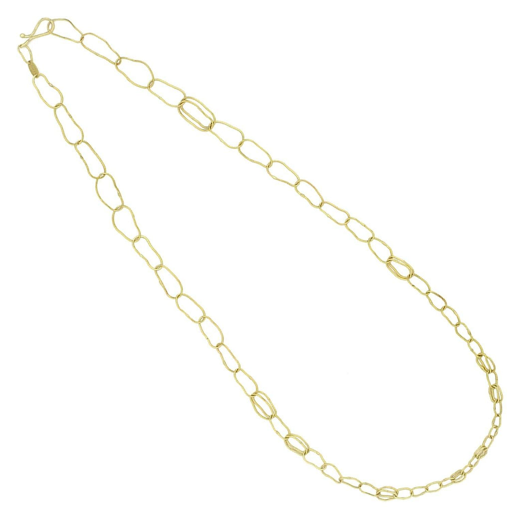 Tura Sugden Handmade Organic Link Gold Chain Necklace Tura Sugden
