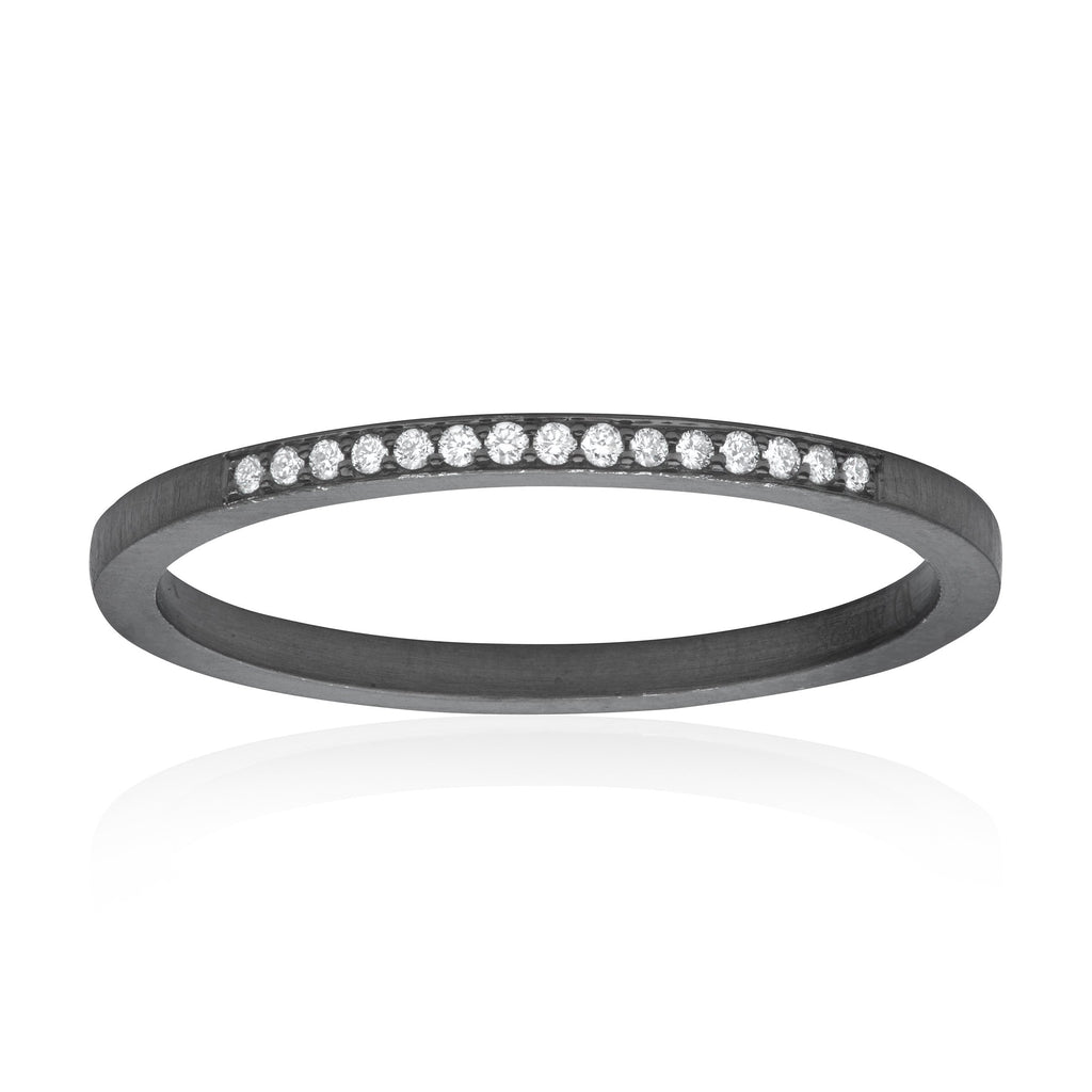 Wille Jewellery Silver Diamond Assorted Stacking Rings Wille Jewellery