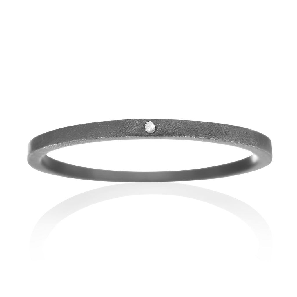 Wille Jewellery Silver Diamond Assorted Stacking Rings Wille Jewellery